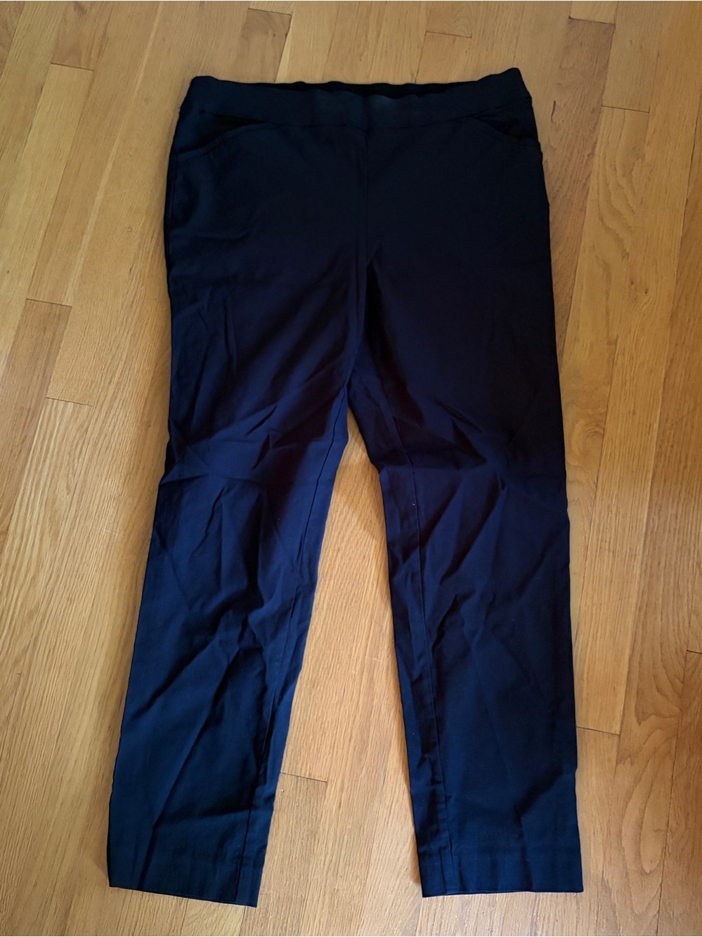 Counterparts Black Pants Elastic Waist with Pockets Size 12